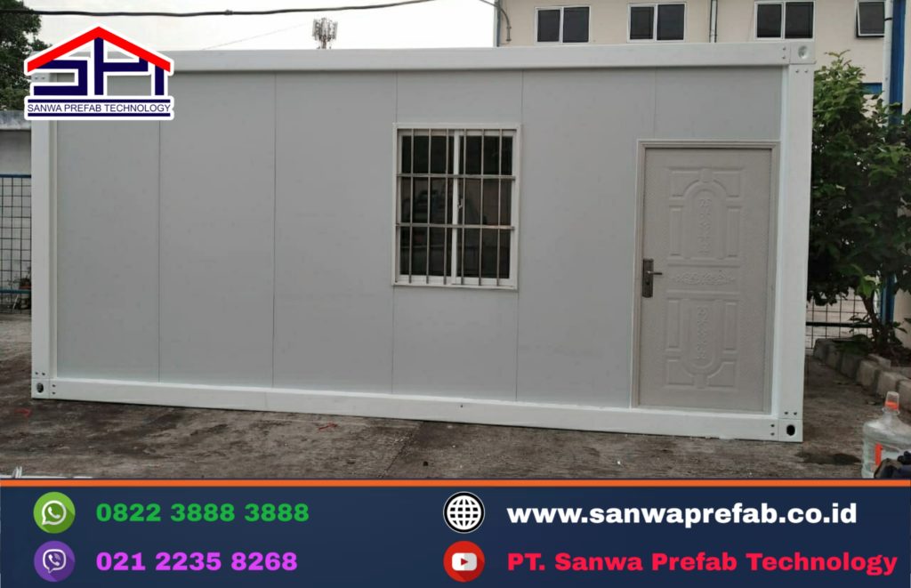Flat Pack Container House Mess Karyawan PT. Moiz Indonesia Jakarta