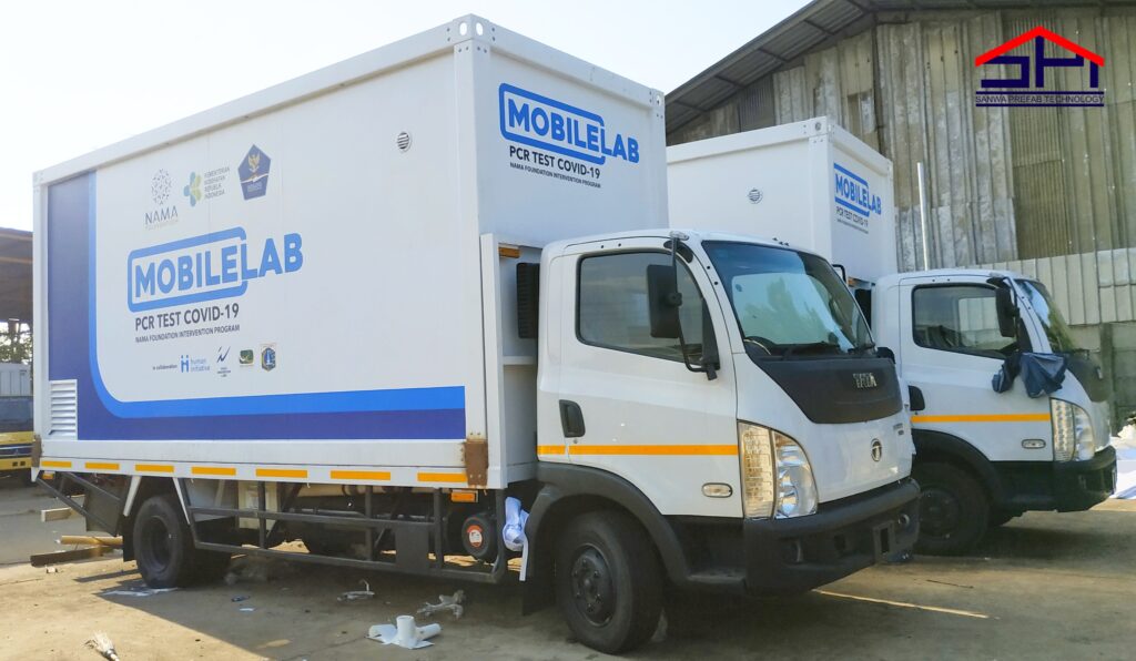 Prefabrikasi Container MobileLab PCR Test Covid-19