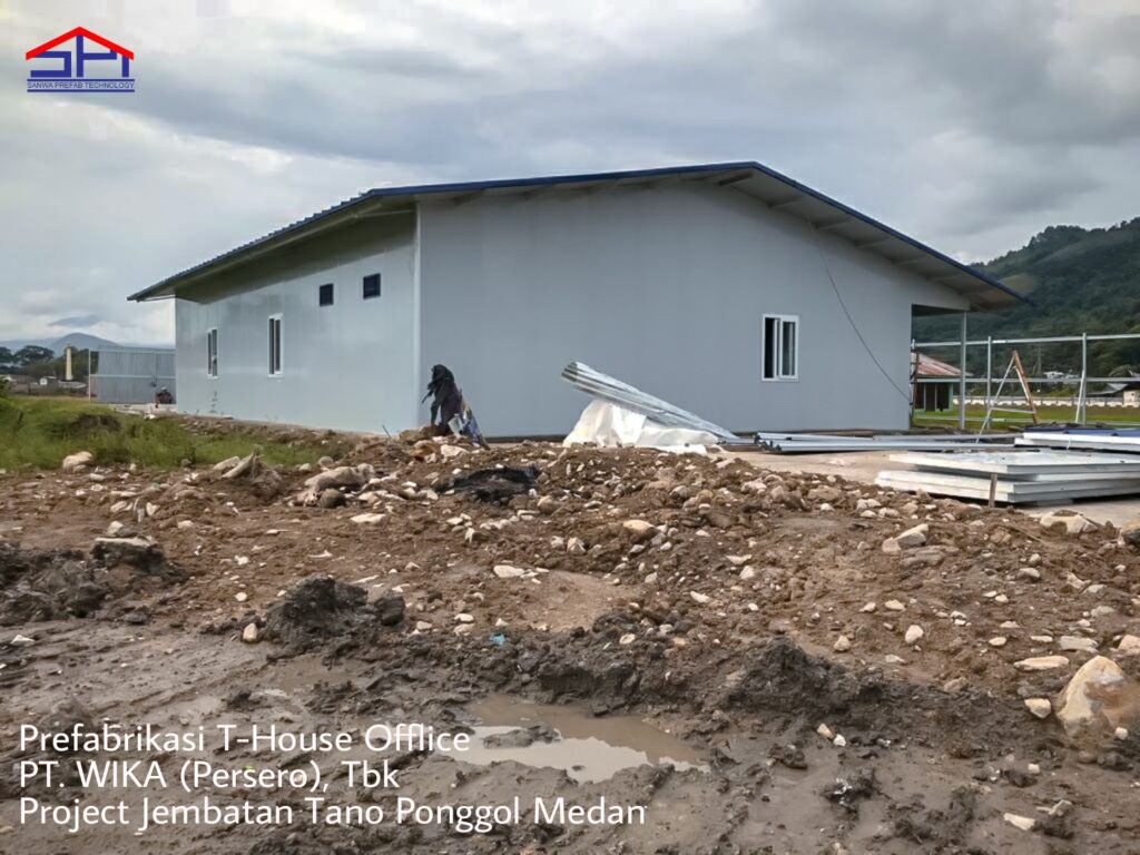 Prefabrikasi T-House Office PT. WIKA (Persero), Tbk