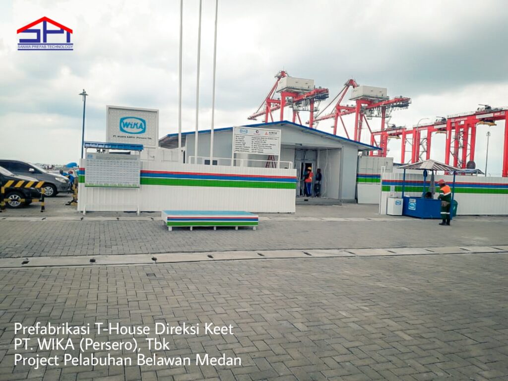 Prefabrikasi T-House Direksi Keet PT. WIKA (Persero), Tbk