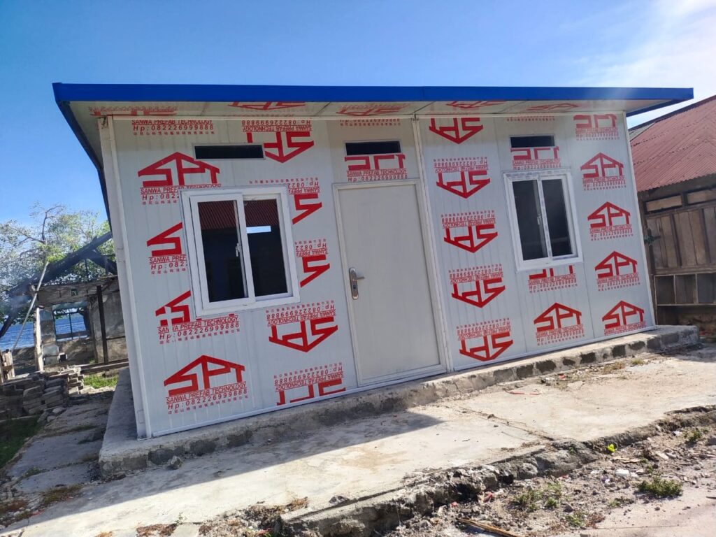 Prefabrikasi Rumah Type 36 Untuk Korban Gempa Halmahera Selatan
