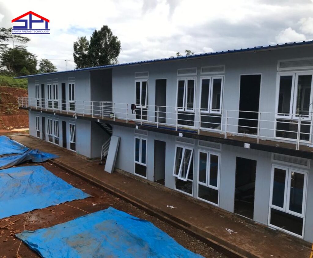 Prefabrikasi T House Mess Karyawan PT. CNI Sulawesi