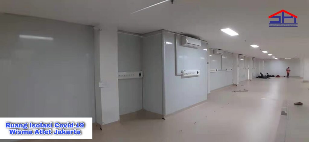 Ruang Isolasi Covid-19 Wisma Atlet Jakarta