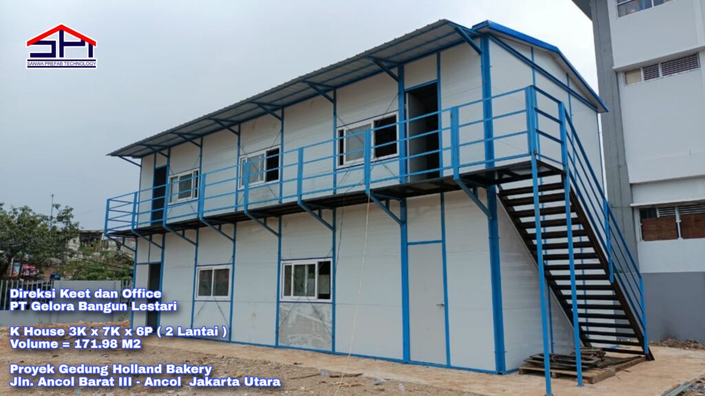 Prefabrikasi K-House Direksi Keet Lokasi Proyek Ancol Jakarta