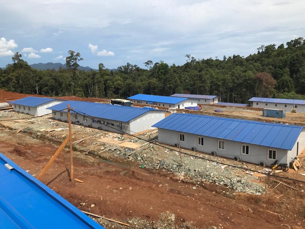 Prefabrikasi T-House Mess Karyawan PT. HJS
