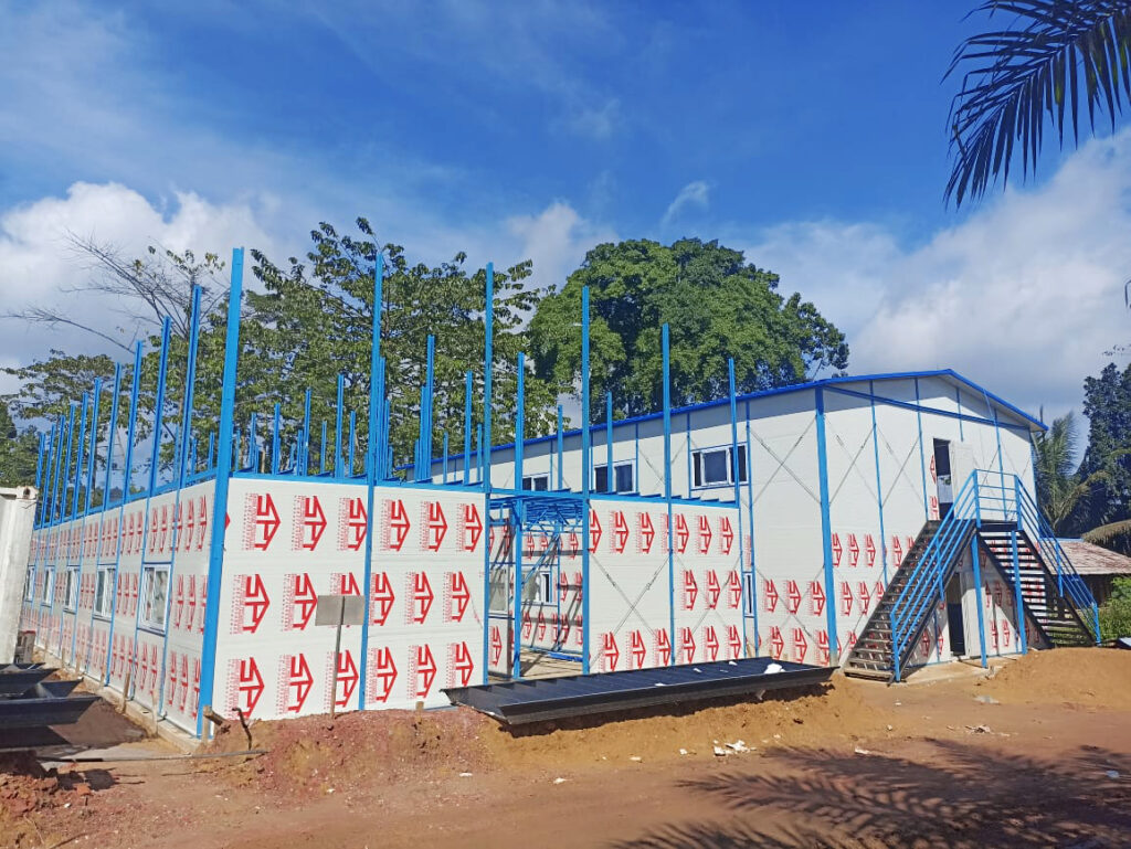 Prefabrikasi K-House Untuk Site Office & Mess Karyawan PT. Unggul Dinamika